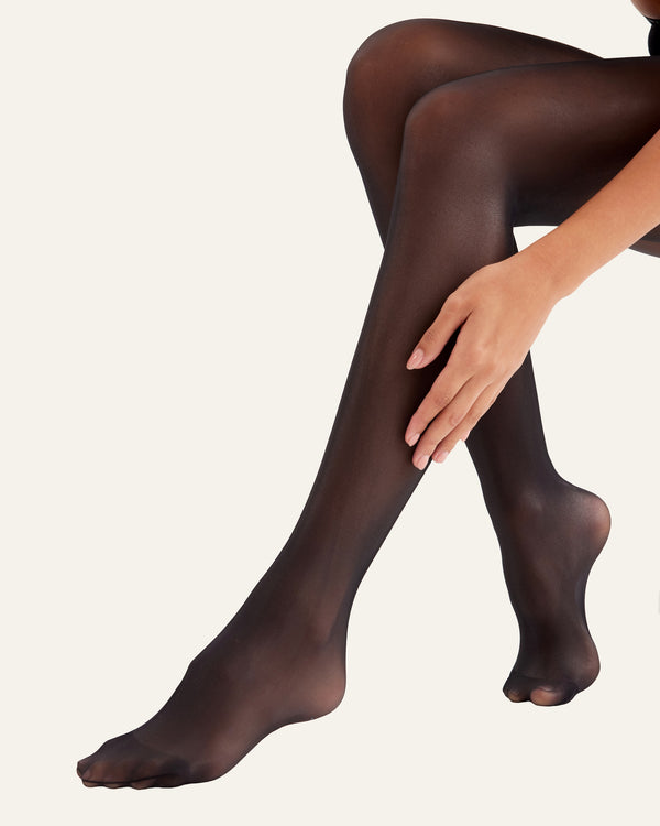Eros Lingerie No.1 black tights, sheerglow and durable pantyhose for daily wear, product-4